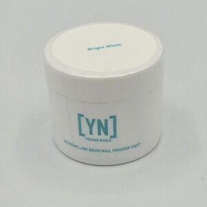 Young Nails Bright White Color EXTREME LOW‎ ODOR ACRYLIC NAIL POWDER 45G YN